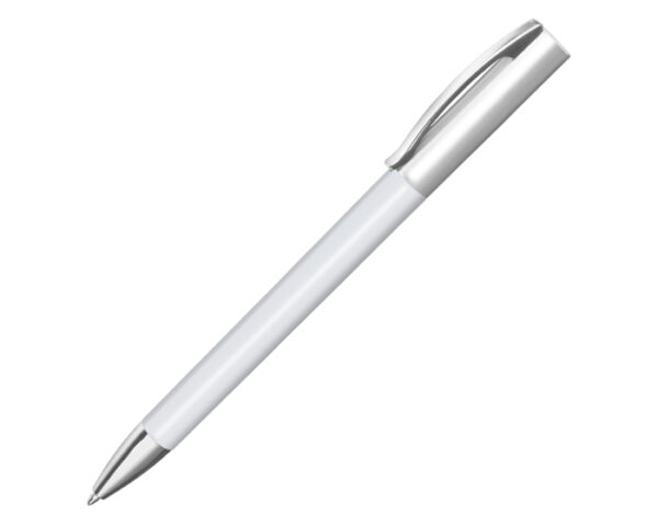 BOLIGRAFO PLASTICO VALDIVIA A2124 BLANCO