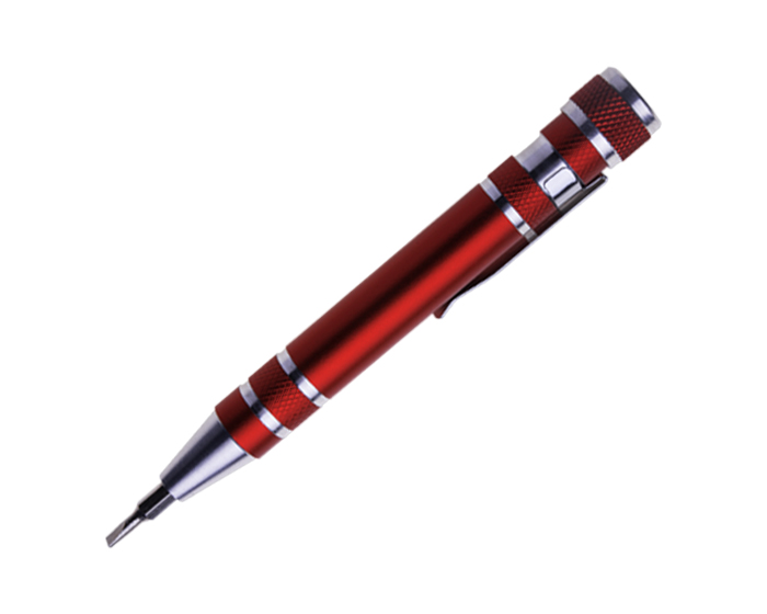 DESARMADOR TIPO PLUMA BARREL A2138 ROJO