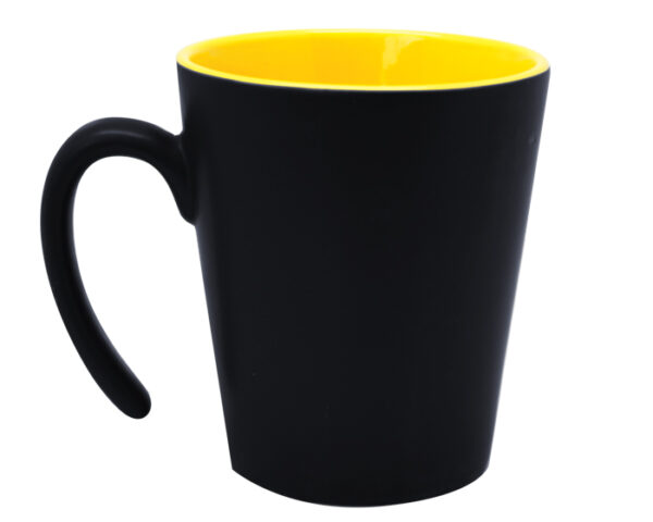 TAZA CONICA  MATE 12 OZ MALBEC A2153 AMARILLO