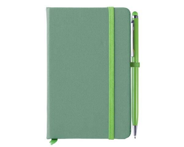 LIBRETA CON BOLIGRAFO AITANA A2182 VERDE CLARO