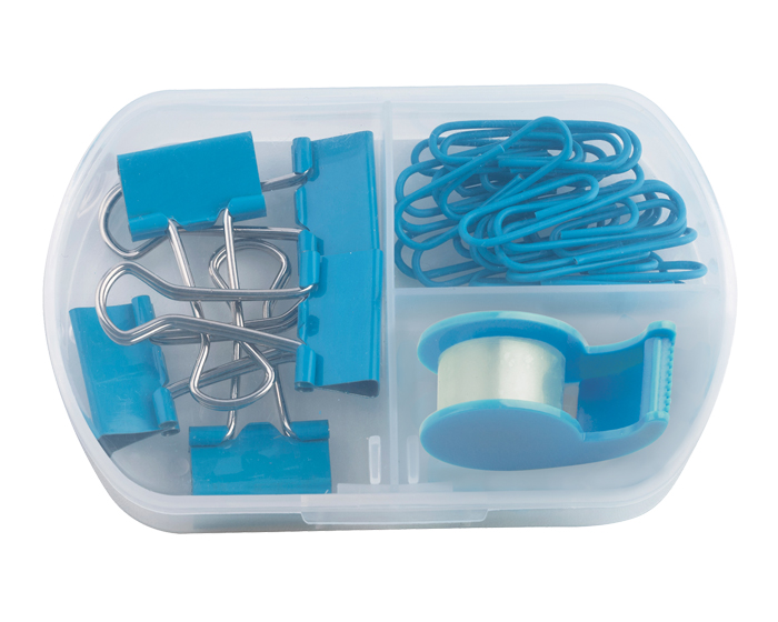SET DE PAPELERIA TRIM A2221 AZUL CLARO