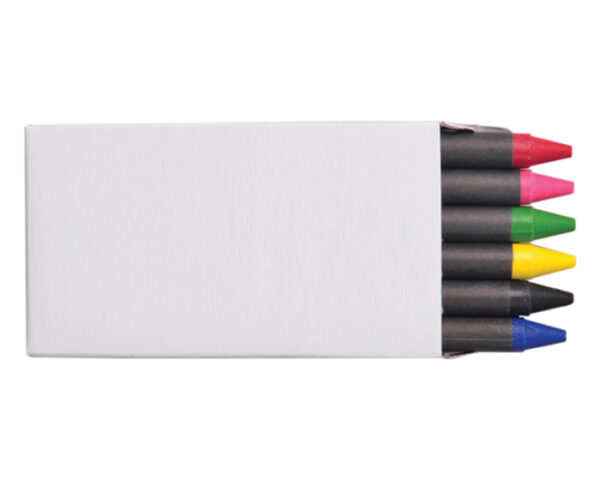 JUEGO 6 LAPICES CERA IMAGINA A2236 BLANCO