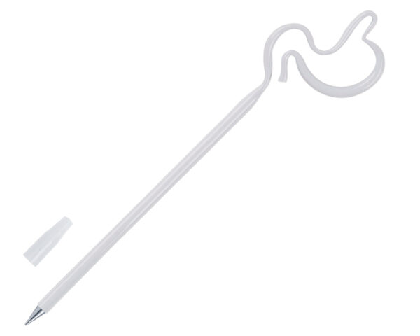 BOLIGRAFO PLASTICO STOMACH A2276 BLANCO