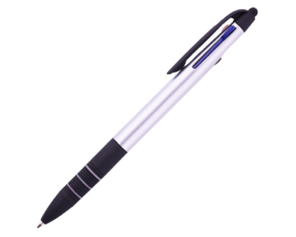 BOLIGRAFO DE PLASTICO MULTIPEN A2322 PLATA