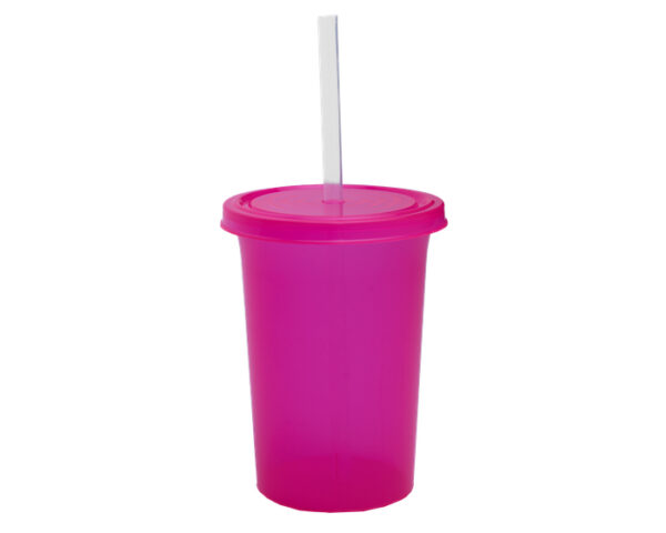 VASO DE PLÁSTICO OLAS A2341 ROSA