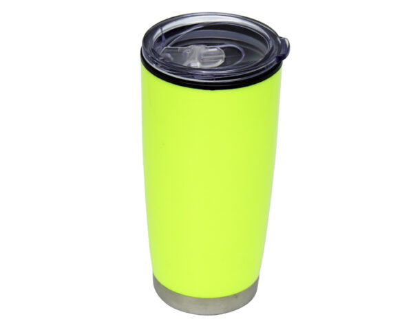 VASO DOBLE PARED DE PLÁSTICO YAGO A2430 AMARILLO