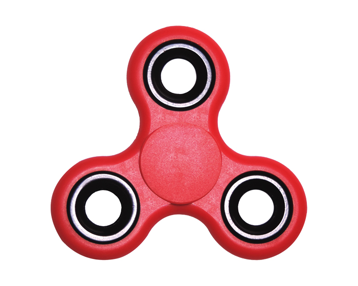 ANTIESTRES DE PLASTICO SPINNER CLÁSICO A2436 ROJO