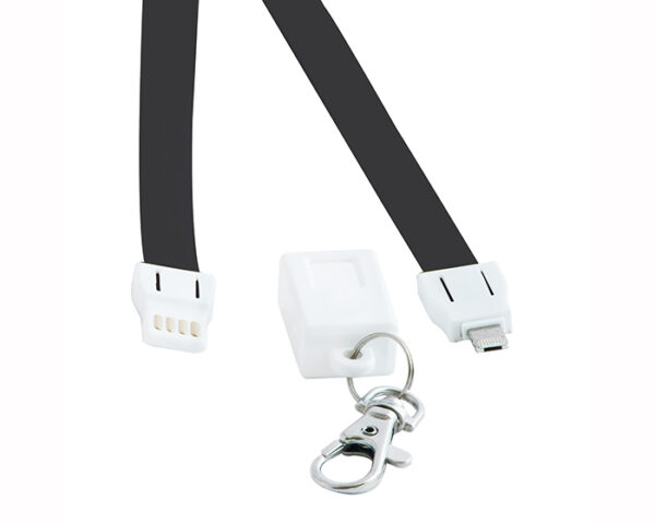 COLLAR CARGADOR 2 EN 1 EXPO A2452 NEGRO