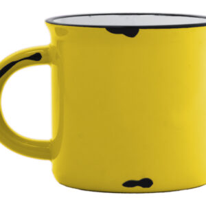 TAZA BICOLOR 14 OZ VINTAGE A2471 AMARILLO