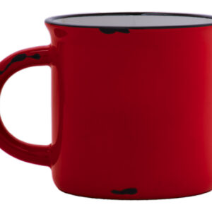 TAZA BICOLOR 14 OZ VINTAGE A2471 ROJO