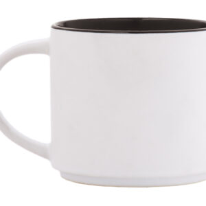 TAZA BICOLOR 15 OZ BABEL A2472 NEGRO