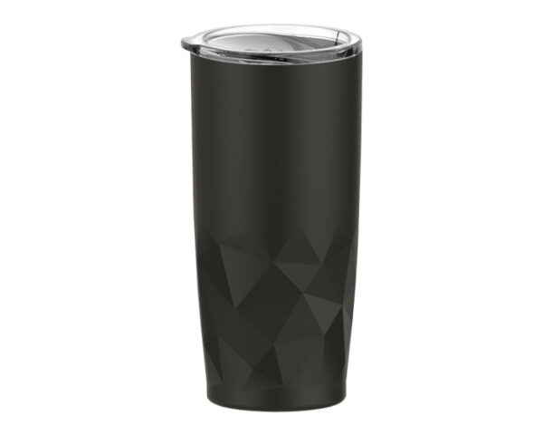 VASO TÉRMICO DOBLE PARED ACERO INOX. ENZO A2473 NEGRO