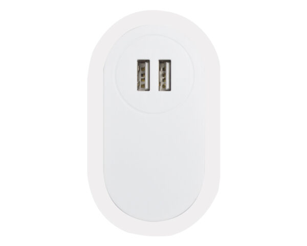 CARGADOR DOBLE USB GOST A2495 BLANCO