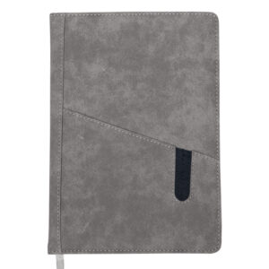 LIBRETA VERTICAL BORDER A2569 GRIS