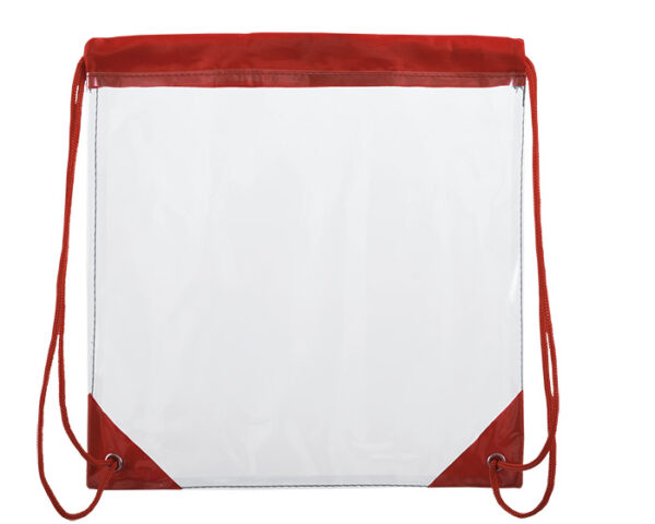 MORRAL TRANSPARENTE DISPORT A2586 ROJO