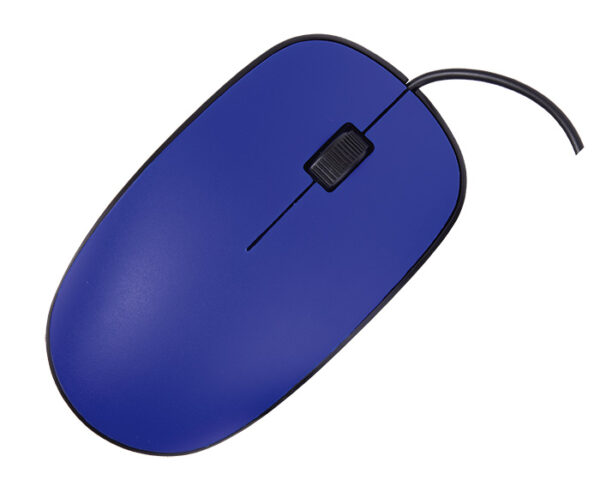 MOUSE ALÁMBRICO CON BOTON SCROLL SAGU A2623 AZUL