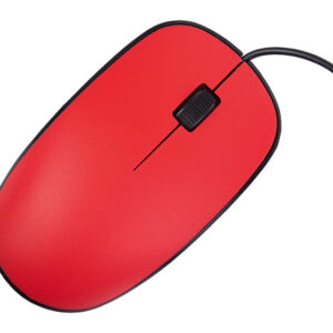 MOUSE ALÁMBRICO CON BOTON SCROLL SAGU A2623 ROJO