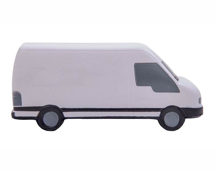 FIGURA ANTIESTRÉS CAMIONETA KENYA A2629 BLANCO