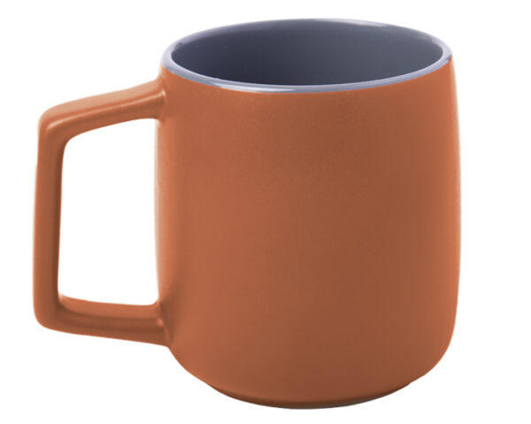 TAZA BICOLOR MATE 14 OZ ELVIS A2633 NARANJA