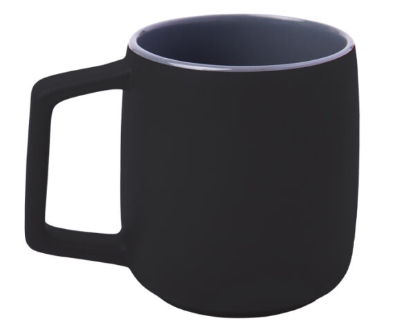 TAZA BICOLOR MATE 14 OZ ELVIS A2633 NEGRO