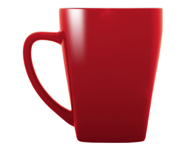 TAZA CON BASE CUADRADA 12 OZ ABBA A2635 ROJO