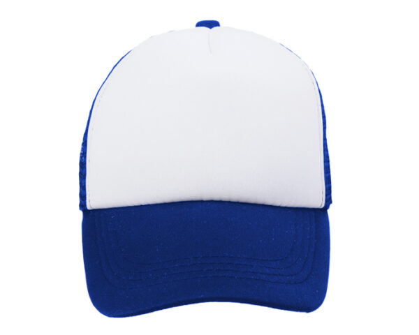 GORRA EN POLIÉSTER PARA NIÑOS MARFIL A2640 AZUL