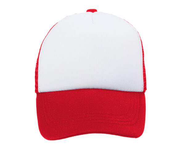 GORRA EN POLIÉSTER PARA NIÑOS MARFIL A2640 ROJO