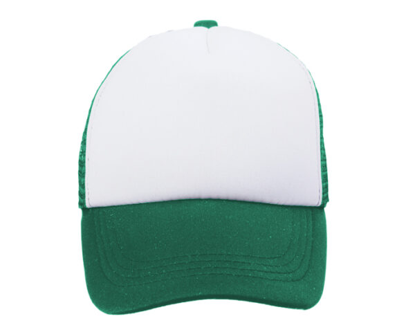 GORRA EN POLIÉSTER PARA NIÑOS MARFIL A2640 VERDE