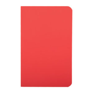MINI LIBRETA PASTA FLEXIBLE COVA A2646 ROJO