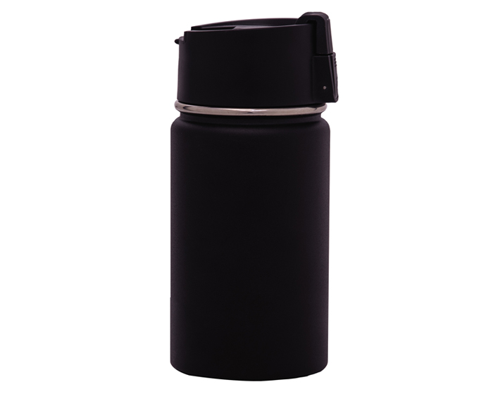 TERMO DE ACERO INOXIDABLE DE 400 ML. BILLY A2676 NEGRO