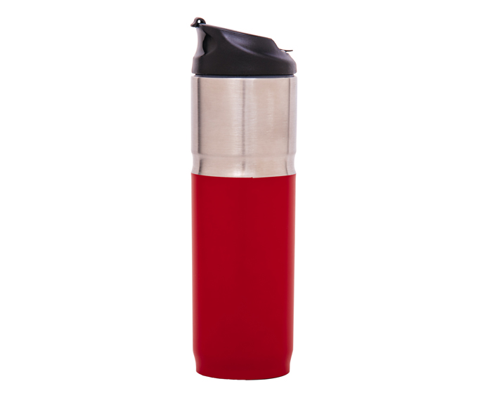 TERMO DE ACERO INOXIDABLE DE 480 ML. FRED A2679 ROJO