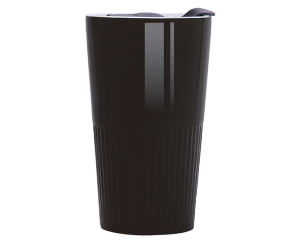 VASO DE DOBLE PARED 10 OZ MIAMI A2694 NEGRO