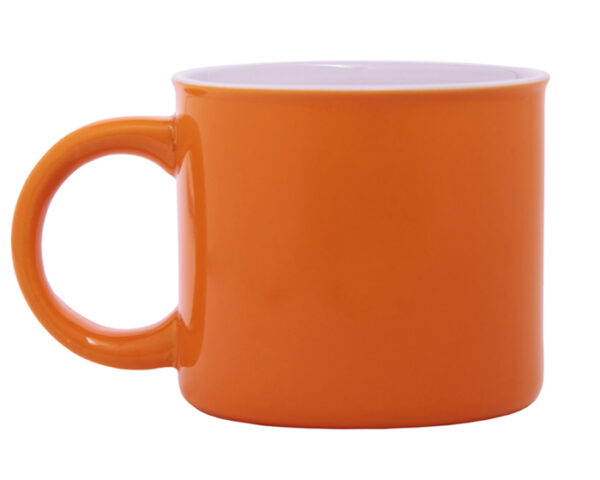 TAZA BICOLOR 15 OZ TAMMY A2716 NARANJA