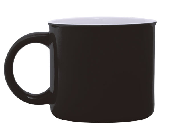 TAZA BICOLOR 15 OZ TAMMY A2716  NEGRO