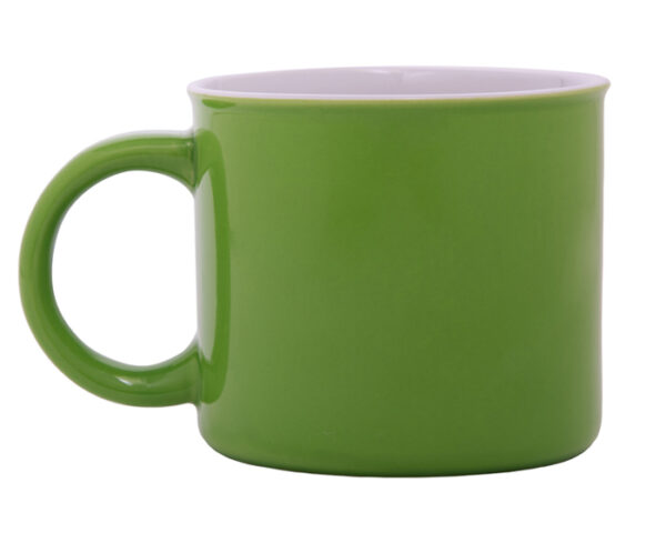 TAZA BICOLOR 15 OZ TAMMY A2716 VERDE CLARO