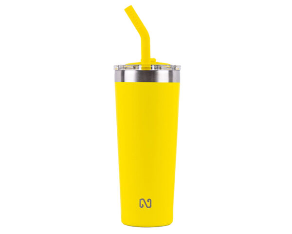 TERMO DOBLE PARED ACERO INOXIDABLE 22 OZ. NAYAD TROUPER A2779 AMARILLO