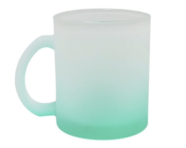 TARRO SATINADO BICOLOR DE SUBLIMACIÓN 11 OZ RAINBOW A2798 VERDE