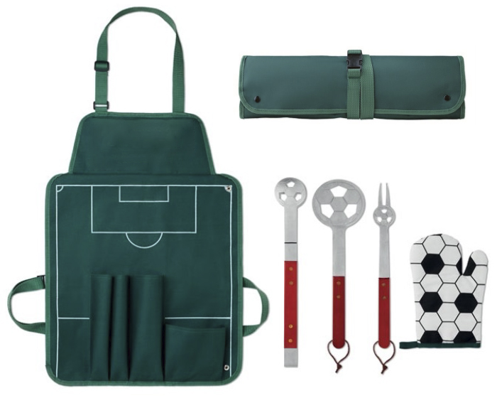SET DE BBQ GLADIADOR A2839 VERDE