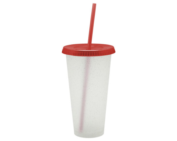 VASO DE PLÁSTICO LIB A2881 ROJO