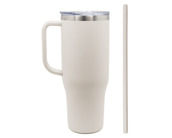 TERMO DE ACERO INOXIDABLE DE 1,200 ML. BARNEY A2915 BEIGE