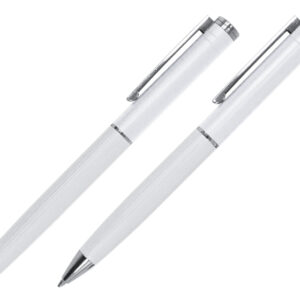 SET DE BOLÍGRAFOS DE METAL MOZART A2941 BLANCO