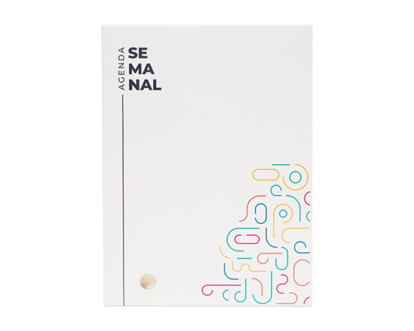 CAJA PARA AGENDA SEMANAL NOVACAJA S A2957 BLANCO