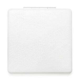 ESPEJO DOBLE CUADRADO GLAMOUR A2980 BLANCO