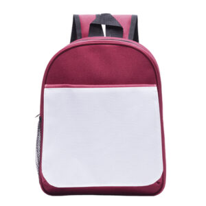 MINI MOCHILA CON SOLAPA PARA SUBLIMACIÓN JUSTIN A3011 VINO