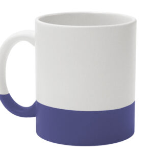 TARRO BICOLOR MATE DE SUBLIMACIÓN 11 OZ GRES A3022 AZUL