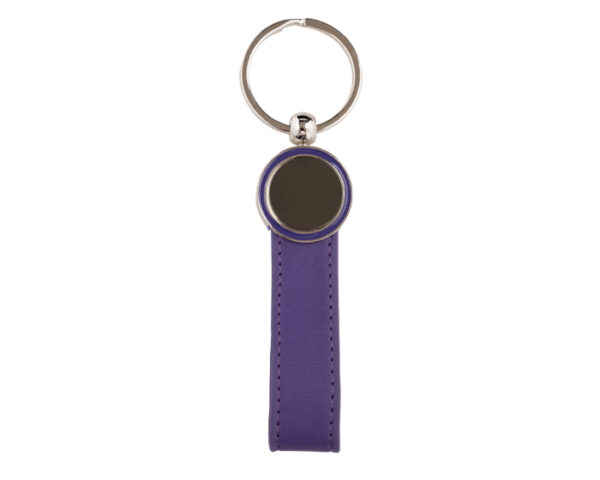 LLAVERO CON CORREA Y PLACA DEXTER A3031 MORADO