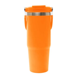 TERMO DE ACERO INOXIDABLE DE 900 ML. KARRY A3049 NARANJA