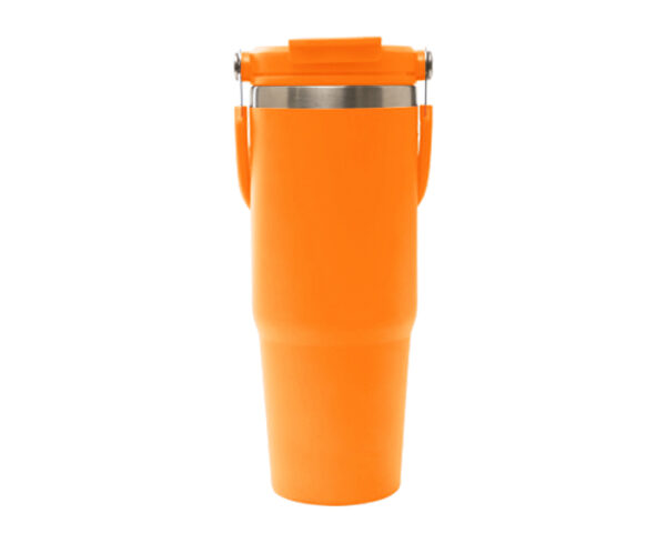 TERMO DE ACERO INOXIDABLE DE 900 ML. KARRY A3049 NARANJA