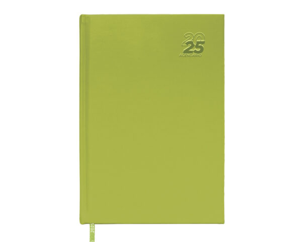 AGENDARIO DIARIO 2025 AGD2025 VERDE CLARO