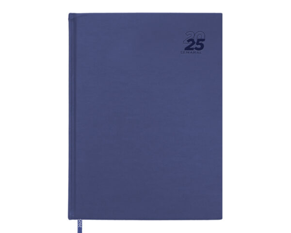 AGENDA SEMANAL 2025 AS2025 AZUL MARINO